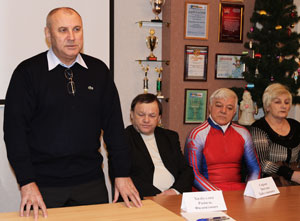 (слева направо) В. Безрук, Р. Хизбуллин, З. Сираев, О. Добрынина