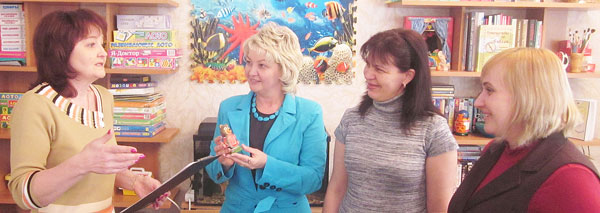 члены клуба «Берегиня» (слева направо) – Н. Домбровская, М. Павлова, Е. Королева и С. Арендаренко