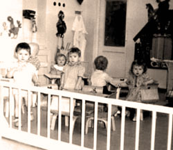 первые воспитанники ясельной группы (1972-й год)