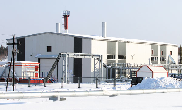 Здание новой парогенераторной установки на Усинском месторождении