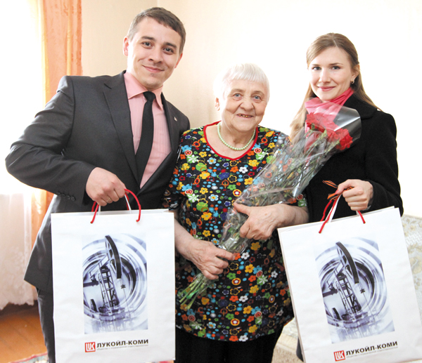 В. Я. Столярчук с гостями из «ЛУКОЙЛ-Коми»