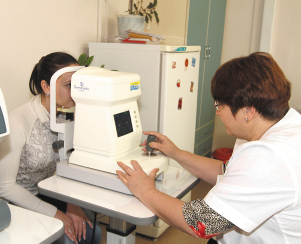 Обследование органов зрения