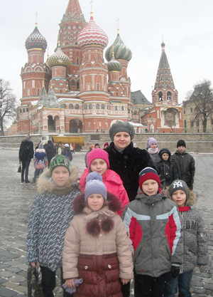 Воспитанники Усинского детского дома на Красной площади